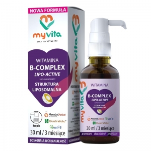 WITAMINA B-COMPLEX ACTIVE KROPLE 30ml - MYVITA