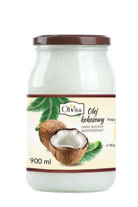 Olej kokosowy  tłoczony na zimno 900ml Olvita