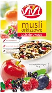 Musli Orkiszowe Polskie Owoce 350g VIVI