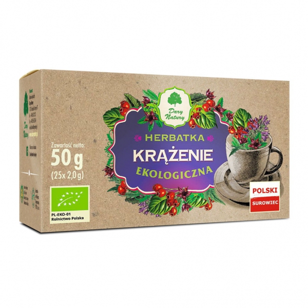 EKO HERBATKA KRĄŻENIE 2g x 25 saszetek - DARY NATURY