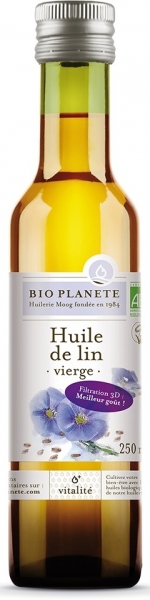 BIO OLEJ LNIANY (zimnotłoczony) 250ml - BIO PLANETE