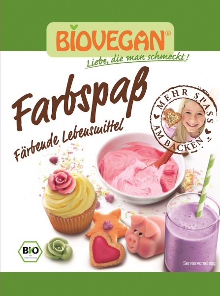 BARWNIKI SPOŻYWCZE BIO 5 x 8 g - BIO VEGAN