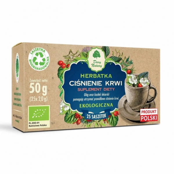 EKO CIŚNIENIE KRWI 25x2g - DARY NATURY