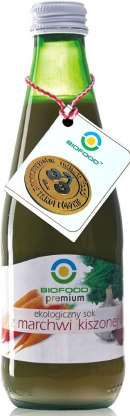 SOK Z MARCHWI KISZONEJ BIO 300 ml - BIO FOOD