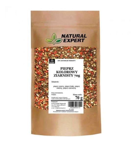 PIEPRZ KOLOROWY ZIARNISTY - NATURAL EXPERT