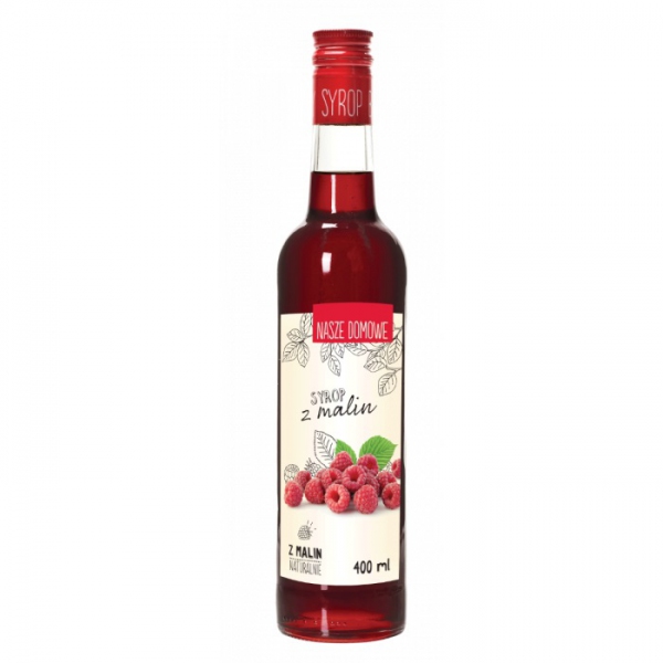 SYROP MALINOWY 400ml - NASZE DOMOWE