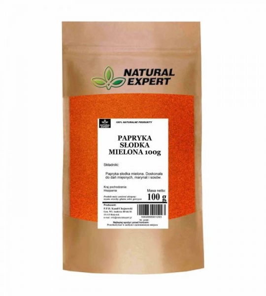 PAPRYKA SŁODKA MIELONA - NATURAL EXPERT