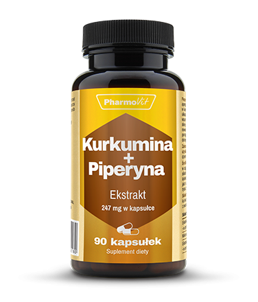 KURKUMINA + PIPERYNA 90kaps - PHARMOVIT
