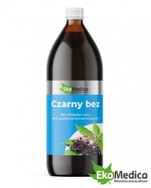 SOK CZARNY BEZ 1L - EKAMEDICA