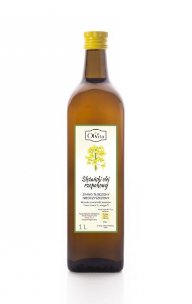 OLEJ RZEPAKOWY 1000ml - OLVITA
