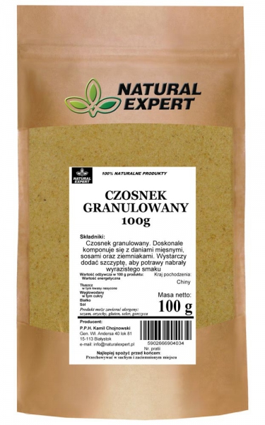 CZOSNEK GRANULOWANY - NATURAL EXPERT
