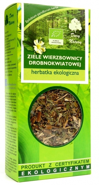 HERBATKA ZIELE WIERZBOWNICY DROBNOKWIATOWEJ BIO 50g - DARY NATURY