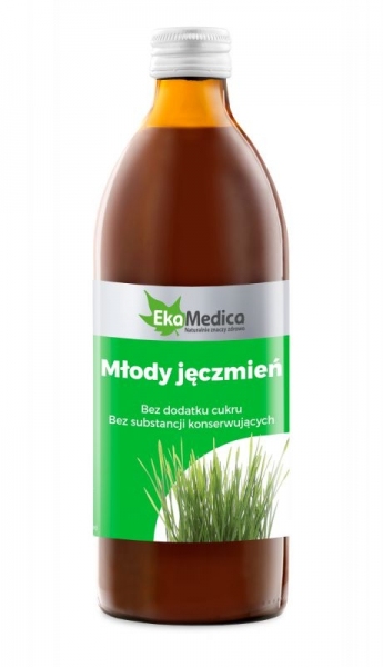 SOK MŁODY JĘCZMIEŃ 500 ml - EKAMEDICA