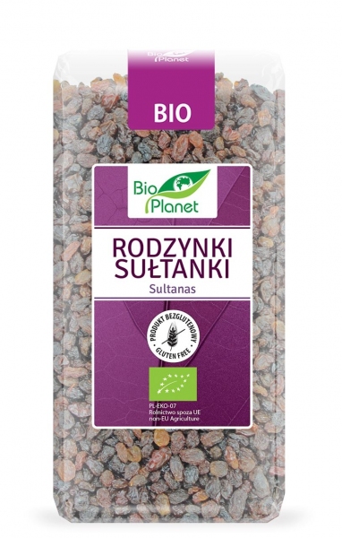 BIO RODZYNKI SUŁTANKI 400g - BIO PLANET