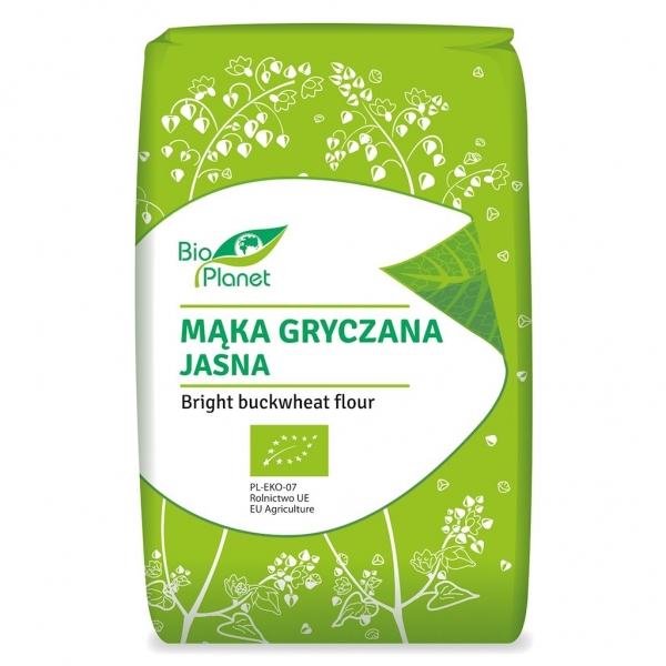 BIO MĄKA GRYCZANA JASNA 500g - BIO PLANET