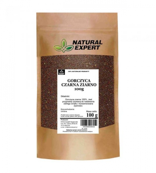 GORCZYCA CZARNA ZIARNO - NATURAL EXPERT