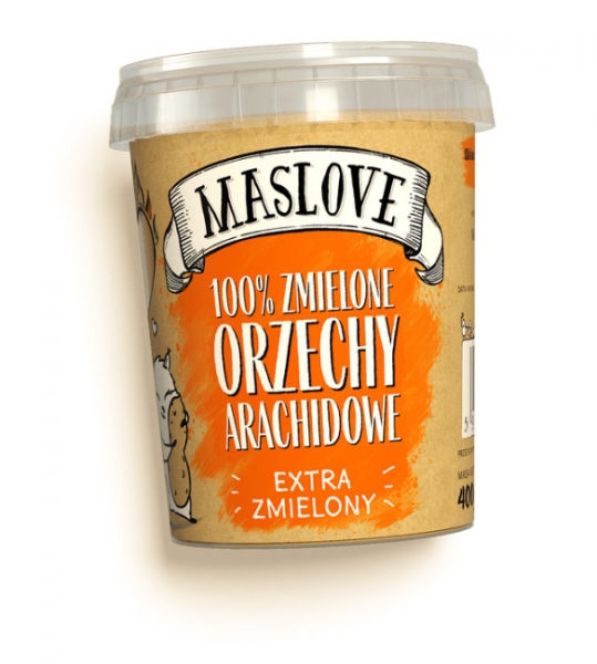 MASLOVE MASŁO ARACHIDOWE EXTRA ZMIELONE 400g