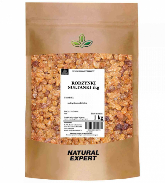RODZYNKI SUŁTAŃSKIE - NATURAL EXPERT
