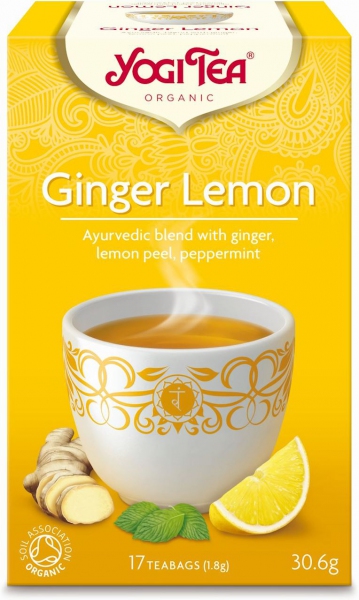 BIO HERBATKA IMBIROWO - CYTRYNOWA (GINGER LEMON) 17 x 1,8g - YOGI TEA
