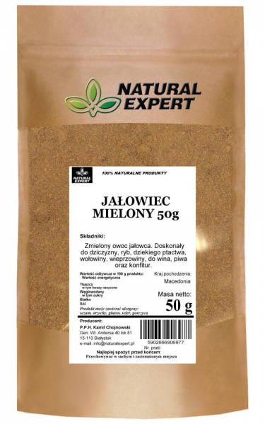 JAŁOWIEC MIELONY - NATURAL EXPERT