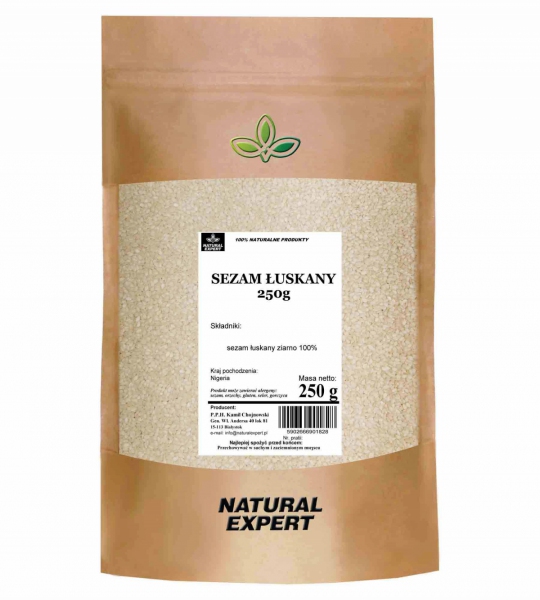 SEZAM BIAŁY ŁUSKANY - NATURAL EXPERT