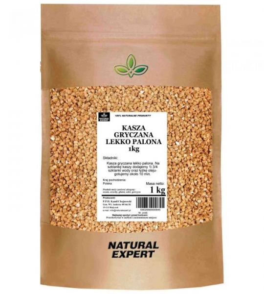 KASZA GRYCZANA LEKKO PALONA - NATURAL EXPERT