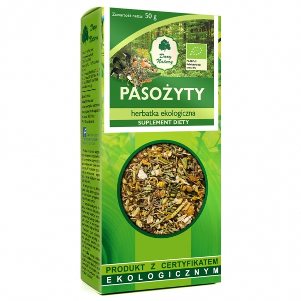 EKO HERBATKA PASOŻYTY 50g - DARY NATURY