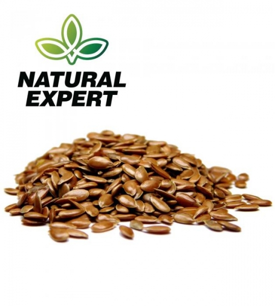 SIEMIĘ LNIANE BRĄZOWE - NATURAL EXPERT