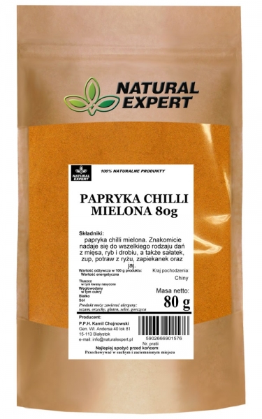 PAPRYKA CHILLI MIELONA - NATURAL EXPERT