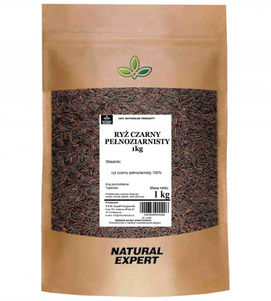 RYŻ CZARNY PEŁNOZIARNISTY - NATURAL EXPERT